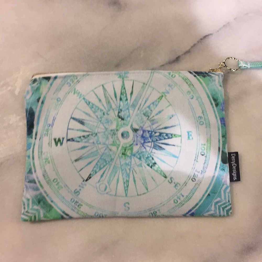 DenyDesigns Aqua Navigator Wristlet! NWOT